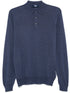 fine-knit polo shirt